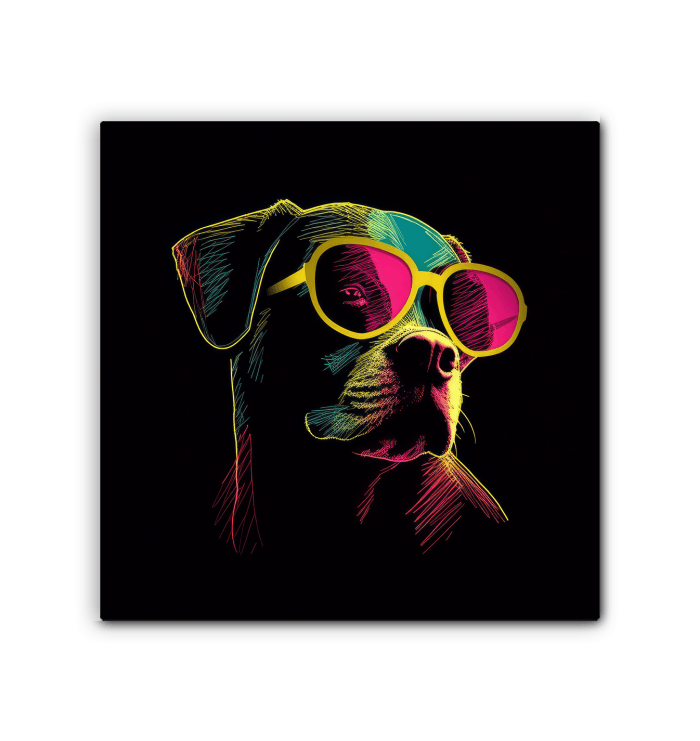 Adventurous Pooch Canvas Print - Beyond T-shirts