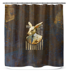 Royal Lions Shower Curtain - Lion Design Bathroom Decor.