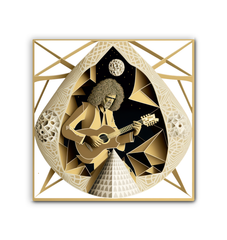 Bassline Brilliance Wrapped Canvas