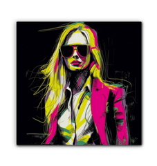 Glamour in Style Canvas Art - Beyond T-shirts