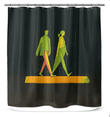 Fashionista's Palette Shower Curtain - Beyond T-shirts