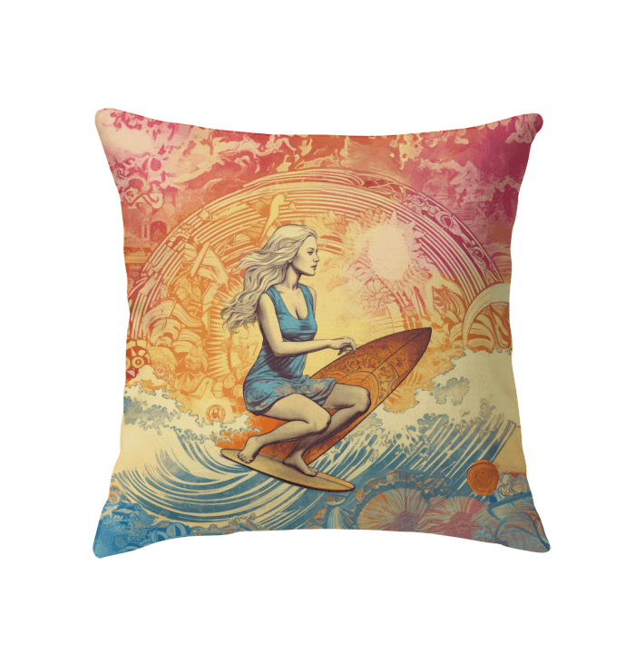 Wave's Serenity Indoor Pillow - Beyond T-shirts