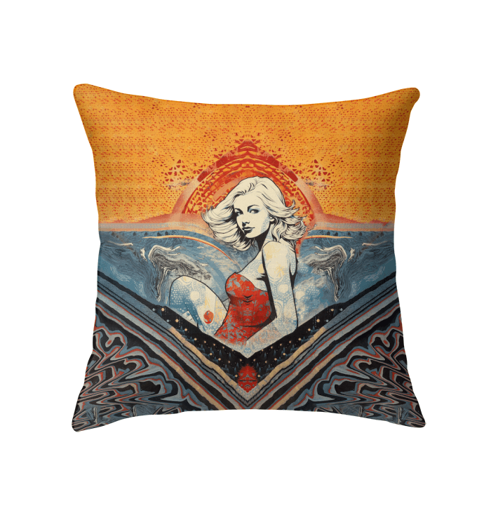 Coastal Serenity Indoor Pillow - Beyond T-shirts