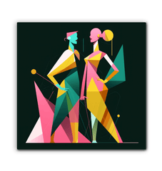 Chic Couture Abstract Expression Canvas - Beyond T-shirts