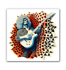 Electro Energy Wrapped Canvas