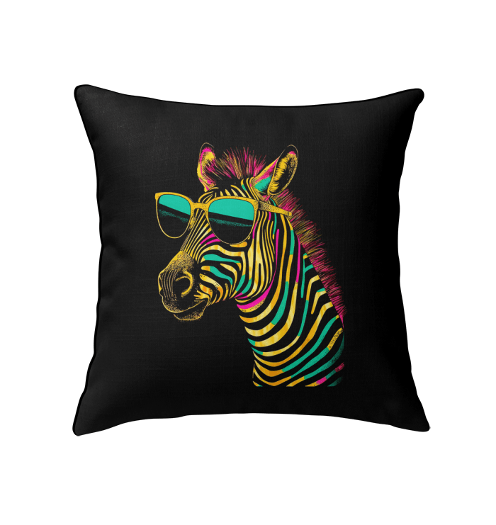 Zebra Mosaic Indoor Pillow - Beyond T-shirts