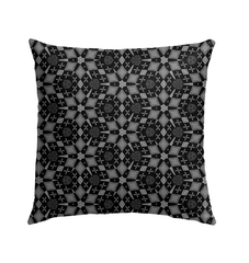 Tranquil Garden Kaleidoscope Outdoor Pillow