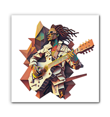 Melodic Marvel Wrapped Canvas