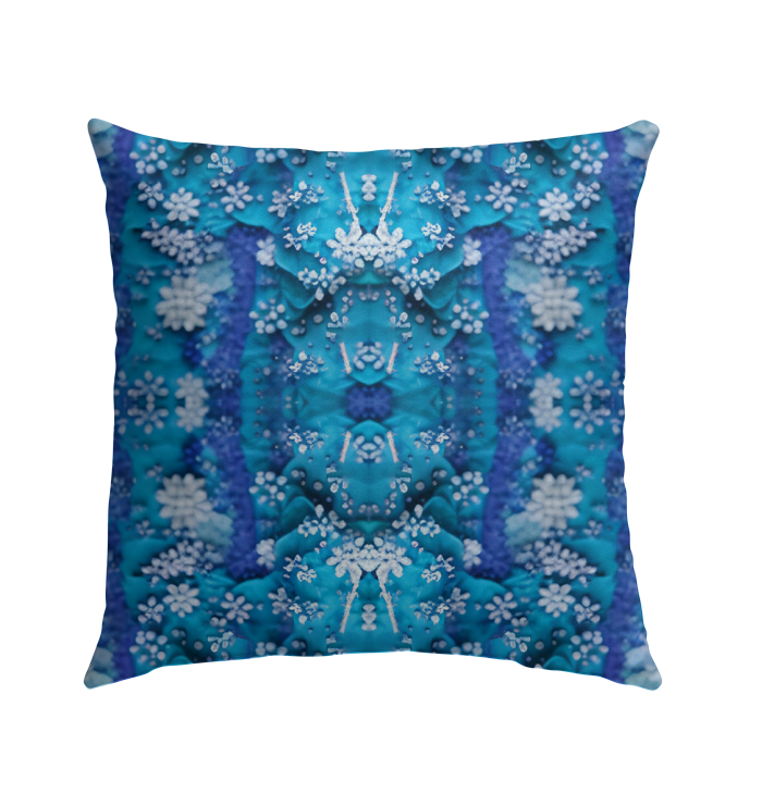 Durable and stylish Kirigami Kite Festival outdoor pillow.