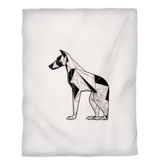 Dapper Dachshund Design Duvet Cover