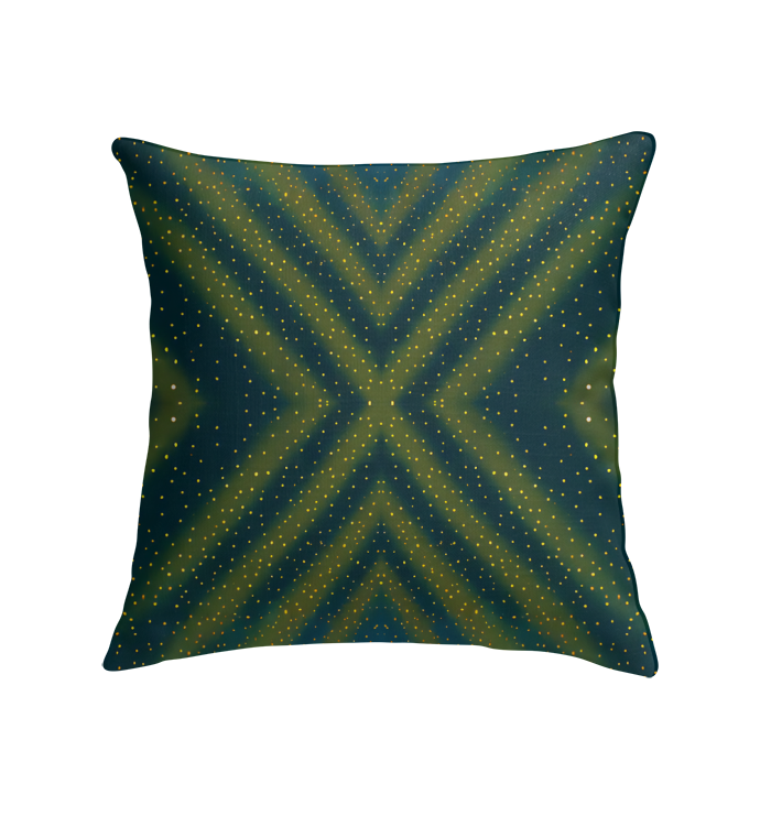 Stylish Indoor Pillow Featuring Enigmatic Escape Pattern