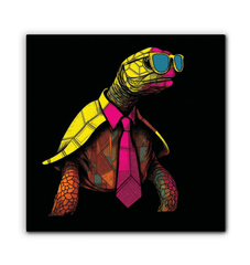 Tranquil Sea Turtle Canvas Art - Beyond T-shirts
