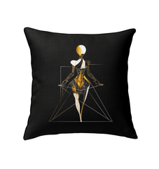 Monochrome Glam Pillow - Beyond T-shirts