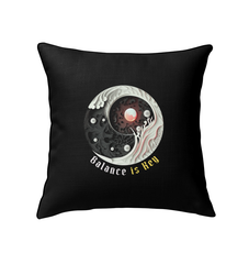 Frost and Flame Yin Yang Indoor Pillow