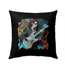 Melodic Masterpiece Musical Outdoor Pillow