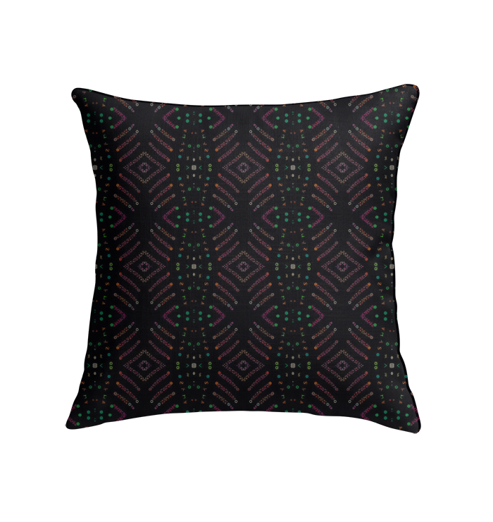 Tranquil Zen Garden pillow design with serene patterns.