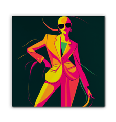 Vogue Vibes Runway Canvas Print - Beyond T-shirts