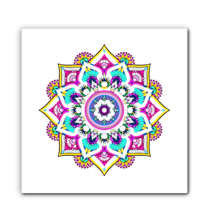 Mandala Ocean Serenity Canvas - Beyond T-shirts