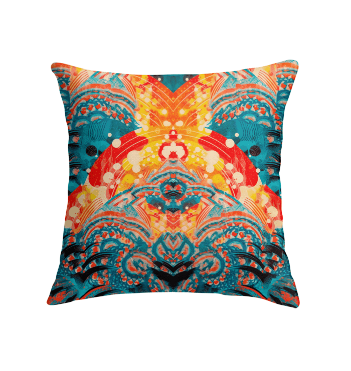 Wave Enchantment Throw Pillow - Beyond T-shirts