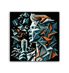 Guitar Groove Musical Wrapped Canvas