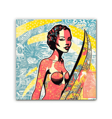 Detailed view of Surfing 5 26T Canvas texture