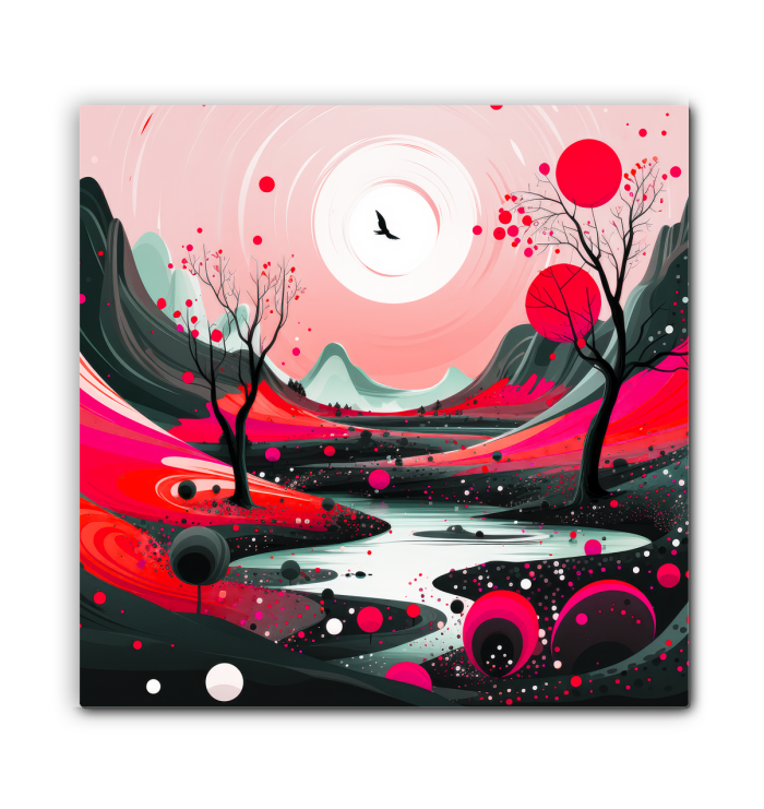 Mystical Meadows: Landscape Canvas Art