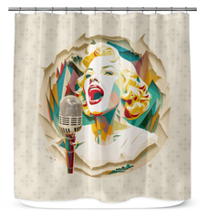 Rhapsody Wrap Shower Curtain