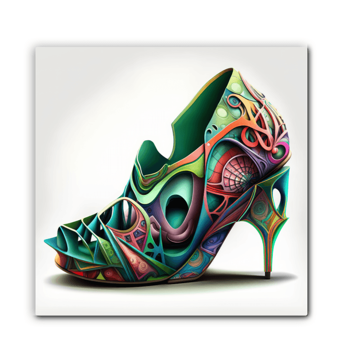 Footwear Unleashed - Futuristic Shoe Canvas - Beyond T-shirts