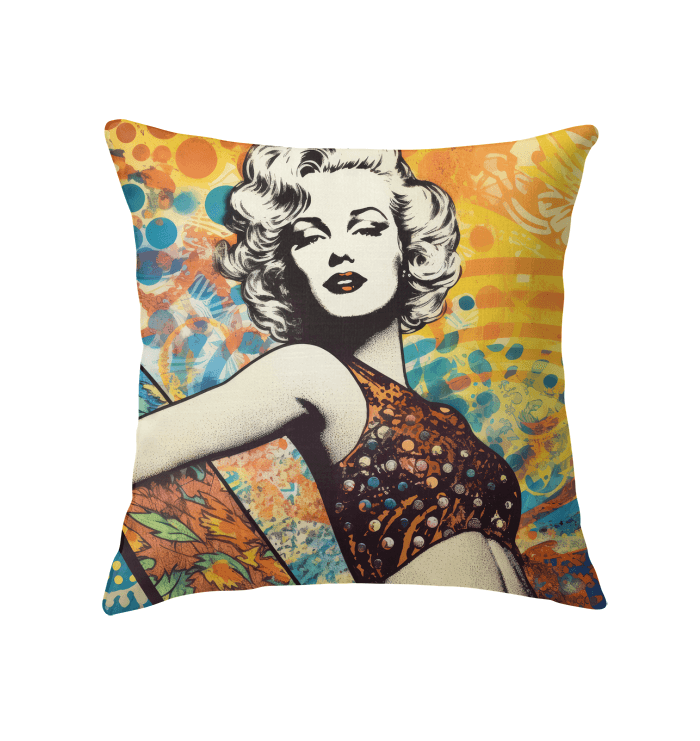 Vibrant Surfing 5 06 Indoor Pillow with dynamic surfboard graphics for a lively room addition.