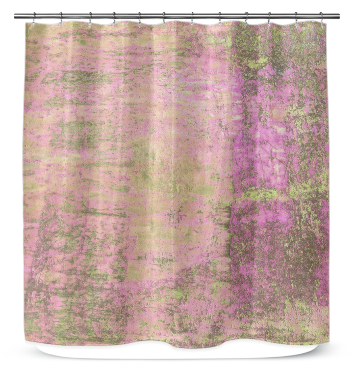 Vibrant Coral Cove Shower Curtain enhancing bathroom decor with colorful design