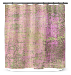 Vibrant Coral Cove Shower Curtain enhancing bathroom decor with colorful design