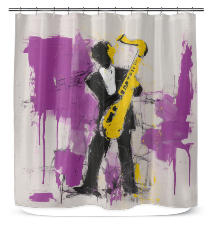 Artistic Abstraction Shower Curtain