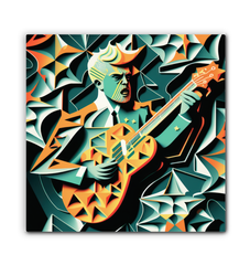 Melodious Muse Wrapped Canvas