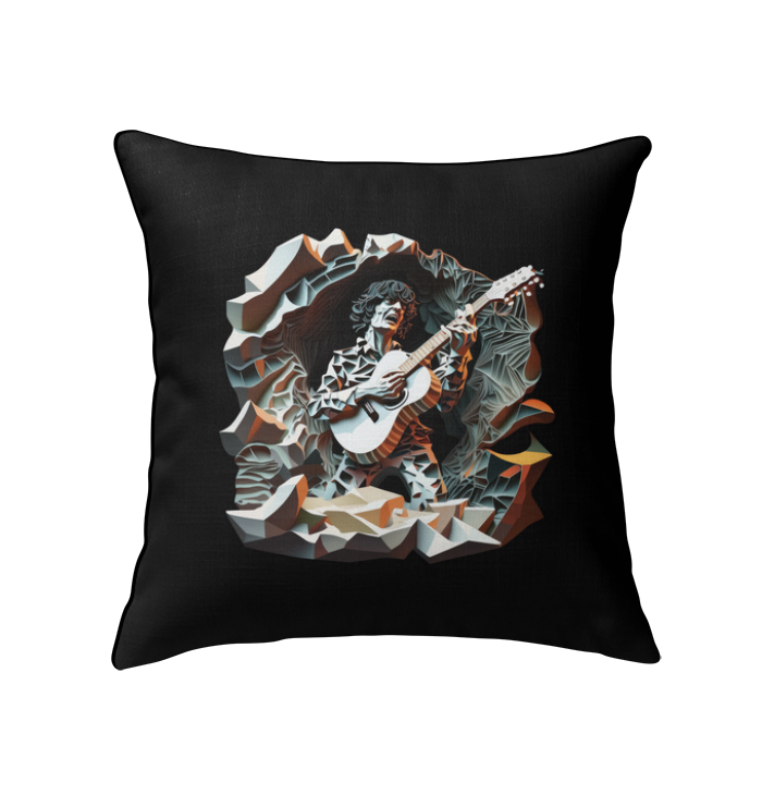 Decorative indoor pillow with mythical creatures and lore for cozy ambiance