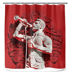 Metal Mayhem Shower Curtain