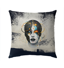 Art Lover's Lounge Outdoor Pillow