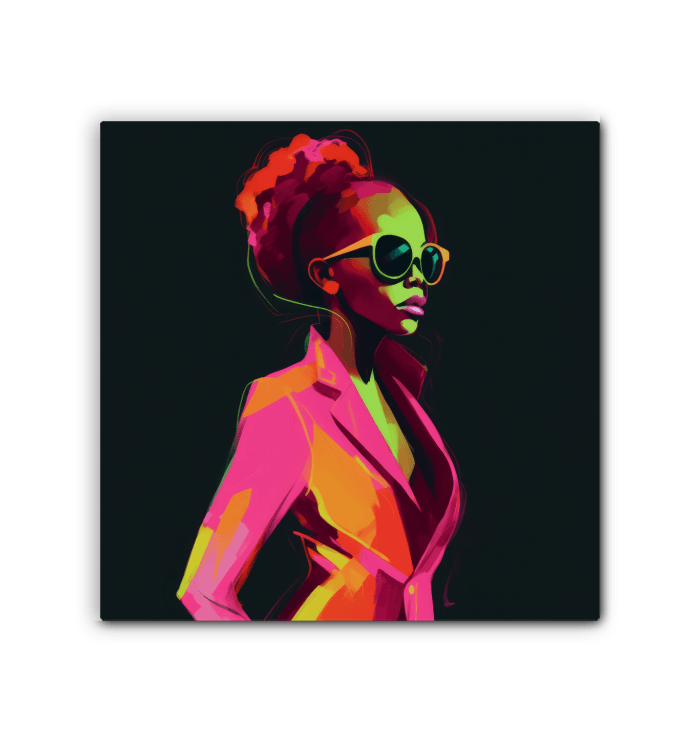 Vogue Vibes Runway Canvas Print - Beyond T-shirts