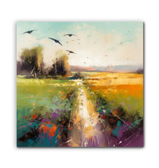 Lakeside Cabin Escape Wrapped Canvas