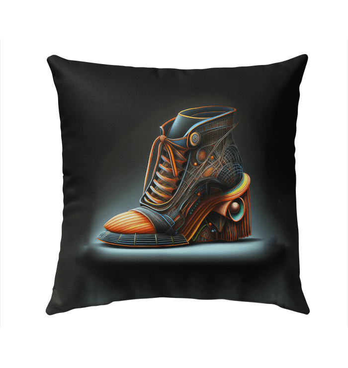 Galactic Strides Patio Pillow - Beyond T-shirts