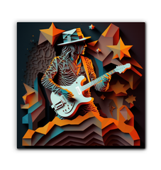 Instrumental Illusion Wrapped Canvas