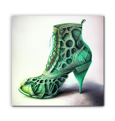 Elevated Elegance: Futuristic Shoe Canvas - Beyond T-shirts