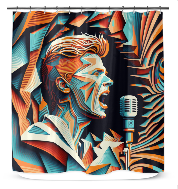 Lyric Landscape Shower Curtain