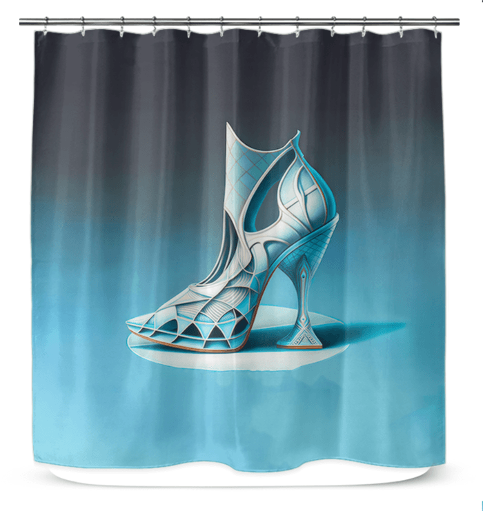 FuturoTread Futuristic Shoe Curtain - Beyond T-shirts