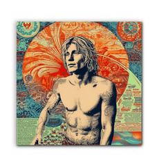 Surfing Harmony Canvas Art Print - Beyond T-shirts