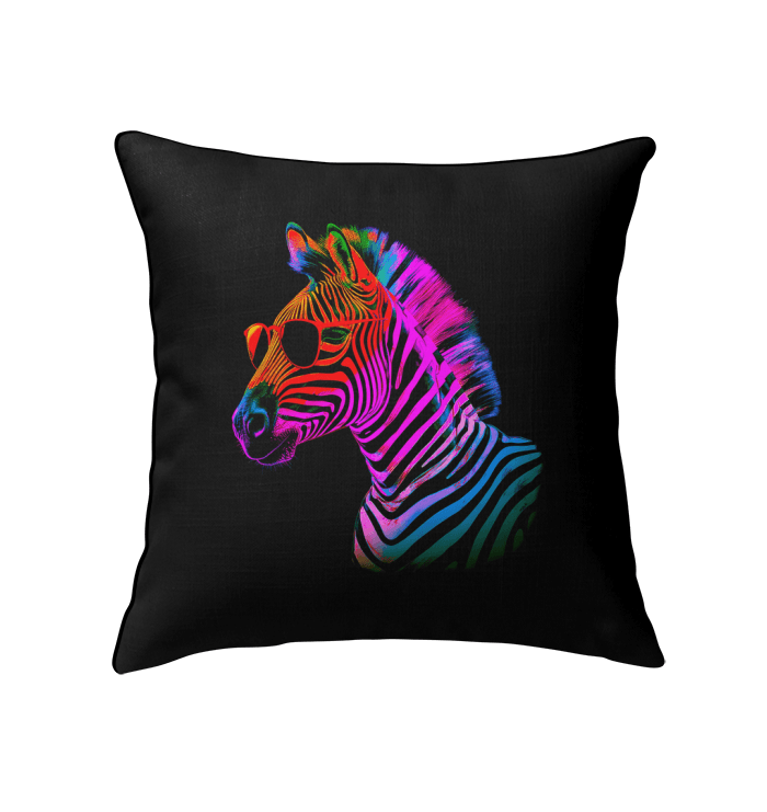 Striped Elegance Zebra Indoor Pillow - Beyond T-shirts