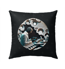 Treble Tranquility Outdoor Pillow