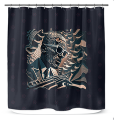 Regal Orchestra Shower Curtain