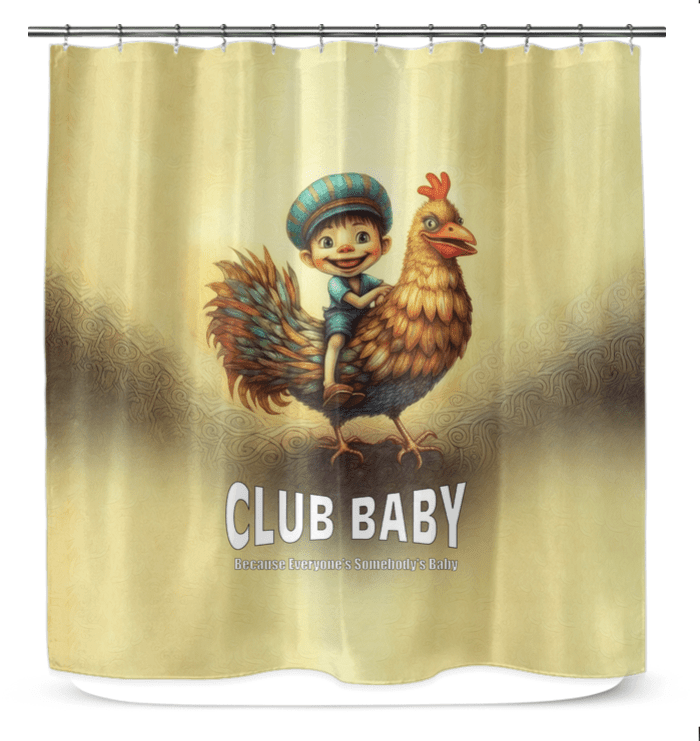 cb6-25 waterproof shower curtain in elegant pattern design