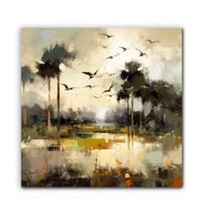 Coastal Serenade Landscape Wrapped Canvas