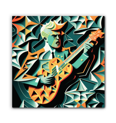 Melodious Muse Wrapped Canvas